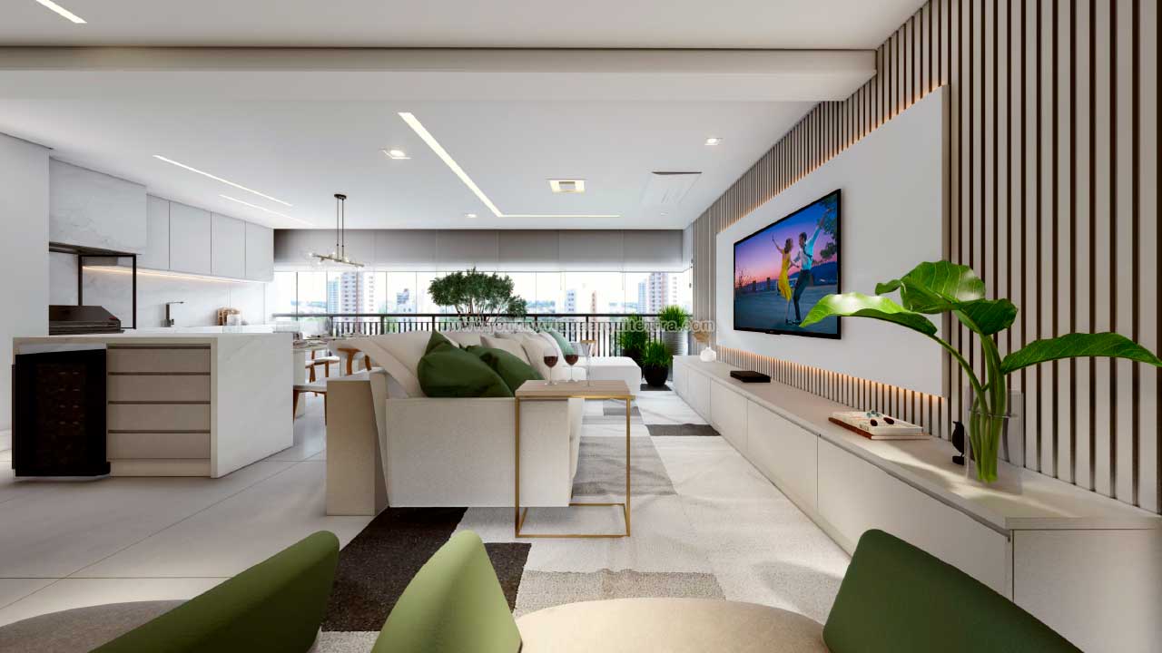 Projeto de arquitetura e interiores para apartamento de alto padrão | Johnny Viana Arquitetura e Interiores